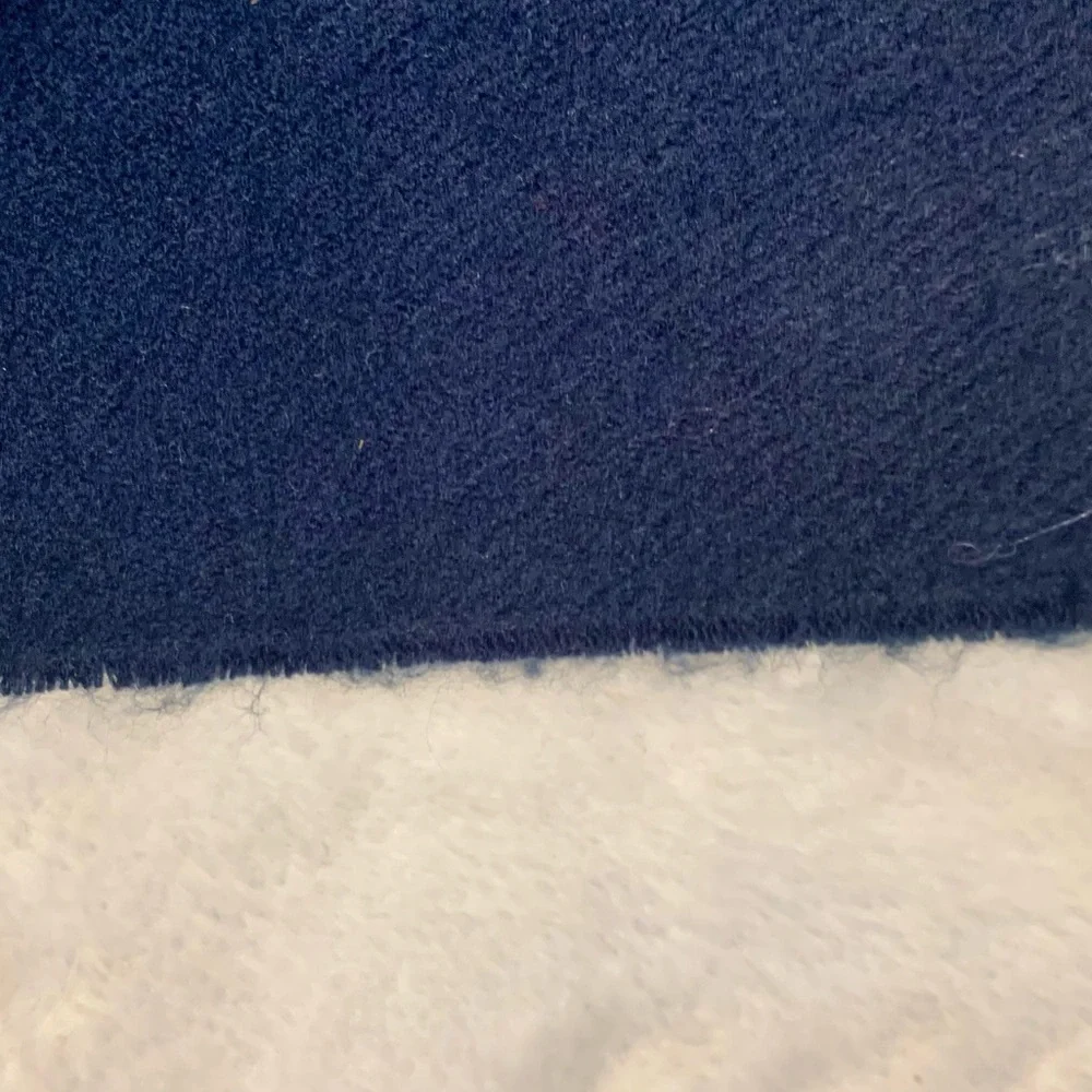 NWT Cashmaire Scarf Navy Blue Acrylic Fringe ends Super Soft $295 Retail New